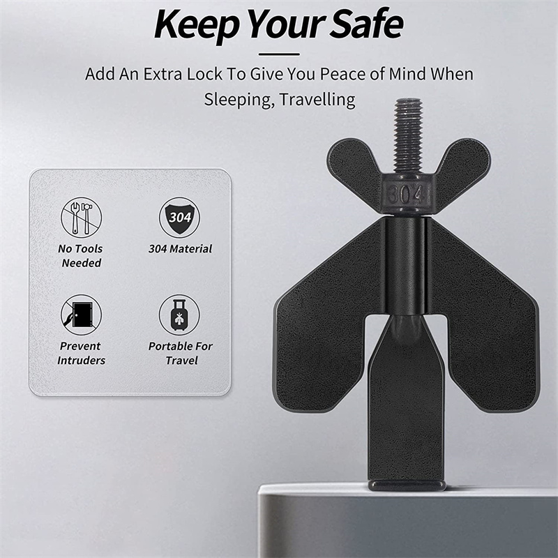 Portable Hotel or Home Door Lock / Self-Defense Doorstop