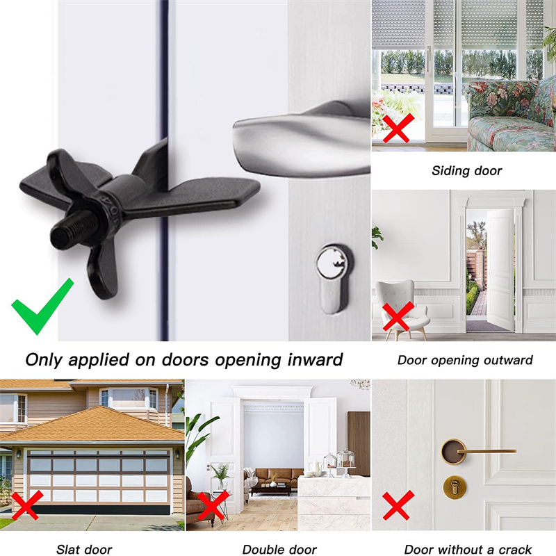 Portable Hotel or Home Door Lock / Self-Defense Doorstop